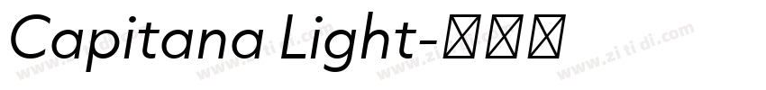 Capitana Light字体转换